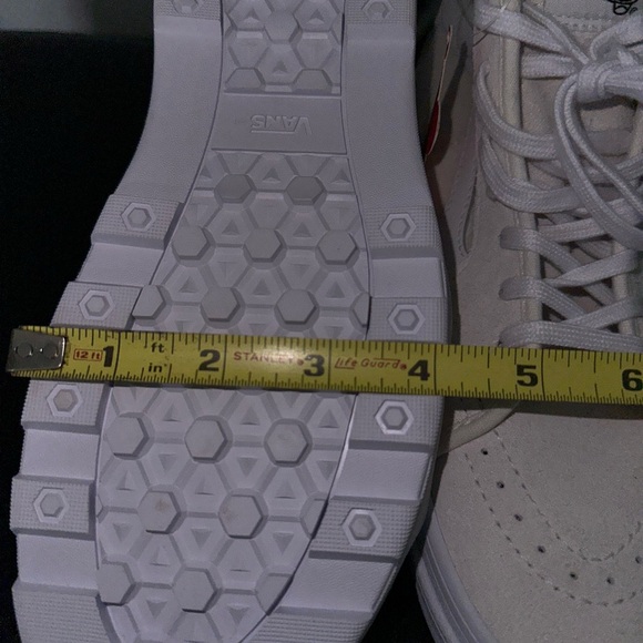 Size 8.5M 10W Van's Off the Wall Pro Classic 721454 Skateboard Shoes White NWT - Picture 5 of 8